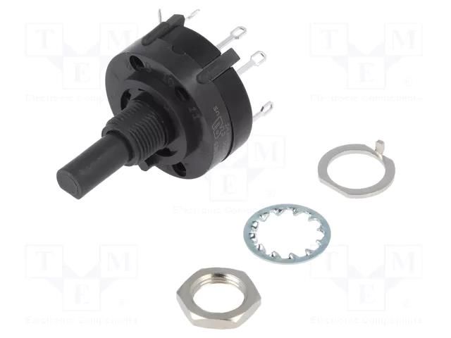 Switch: rotary; Pos: 8; 2.5A/125VAC; 0.35A/125VDC; Poles number: 1 C&K A12505RNZQ