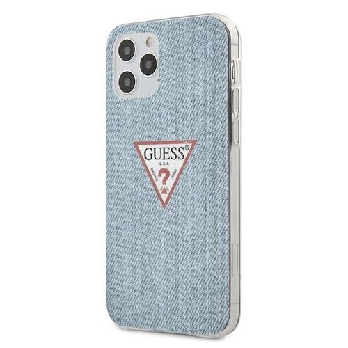 Guess GUHCP12MPCUJULLB iPhone 12/12 Pro 6.1&quot; blue/light blue hardcase Jeans Collection, Guess 3700740481851 3700740481851