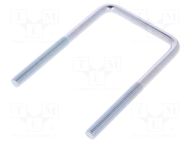 U-bolt; C; 1.25; steel; zinc; Thread len: 53mm; Int.width: 61mm DROMET D-CBTC..8..61.108