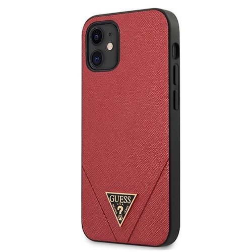 Guess GUHCP12SVSATMLRE iPhone 12 mini 5.4&quot; red/red hardcase Saffiano, Guess 3700740480250 3700740480250