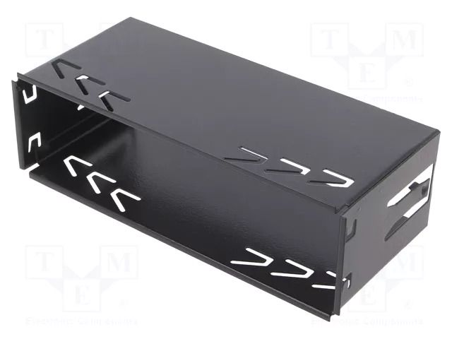 Car radio mounting half frame; 1 DIN; Kenwood; black 4CARMEDIA PR.BK.KENWOOD