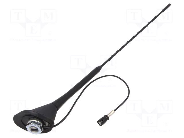 Antenna; car top,automotive; 0.4m; AM,FM; VW; with amplifier; 0.3m 4CARMEDIA ANT.52
