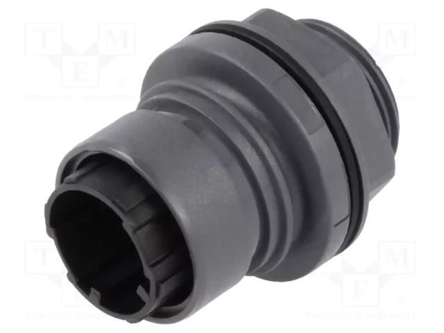 Connector: circular; socket; male; PIN: 22; 2A; 60V; w/o contacts BULGIN PXP6012/22P/CR