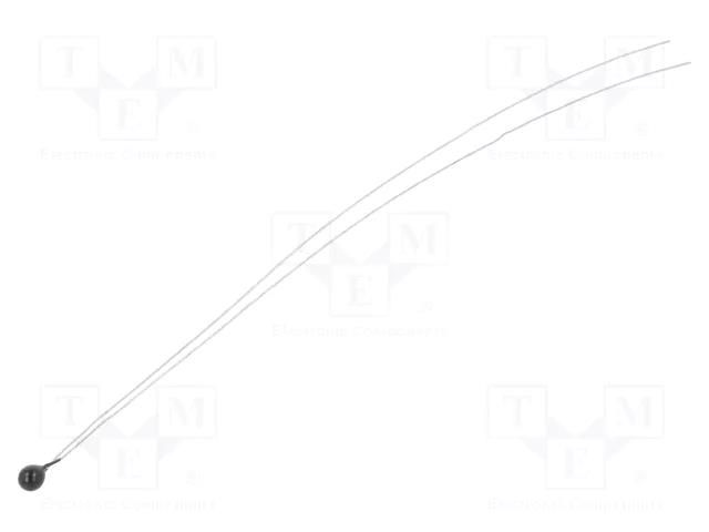 NTC thermistor; 100kΩ; THT; 4260K; -40÷125°C; ±0,2°C TEWA TEMPERATURE SENSORS TTS-100KC6-BG