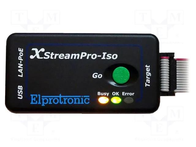 Programmer: microcontrollers; RJ45 Ethernet,USB; 20MHz; 1Mbps ELPROTRONIC X2S-FP-ARM-1V