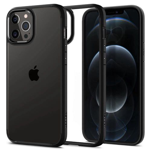 Spigen Ultra Hybrid Case for iPhone 12 / iPhone 12 Pro - Matte Black, Spigen 8809710756519 8809710756519