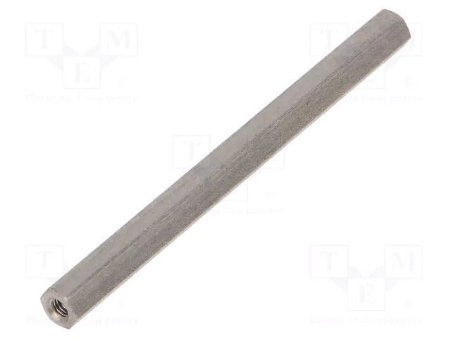 Screwed spacer sleeve; 70mm; Int.thread: M3; hexagonal DREMEC TFF-M3X70/DR144