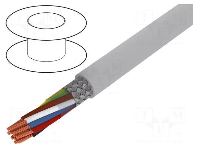 Wire; BiT LiYCY; 12x0.5mm2; shielded,tinned copper braid; PVC BITNER BITNER-S30595