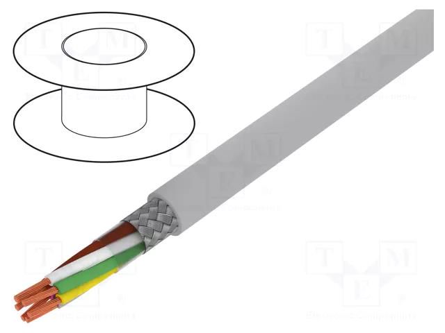 Wire; BiT LiYCY; 7x0.5mm2; shielded,tinned copper braid; PVC BITNER BITNER-S30592