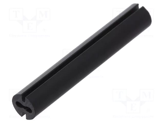 Spacer sleeve; LED; Øout: 4.8mm; ØLED: 3mm; L: 30mm; black; UL94V-0 DREMEC DR8GE04V80547