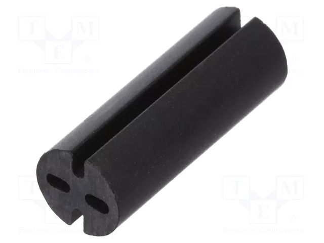 Spacer sleeve; LED; Øout: 5.1mm; ØLED: 5mm; L: 14mm; black; UL94V-0 DREMEC DR8GE04V80566