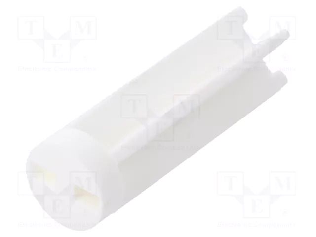 Spacer sleeve; LED; Øout: 6mm; ØLED: 5mm; L: 19.1mm; natural; UL94V-0 DREMEC DR8GE04V80593