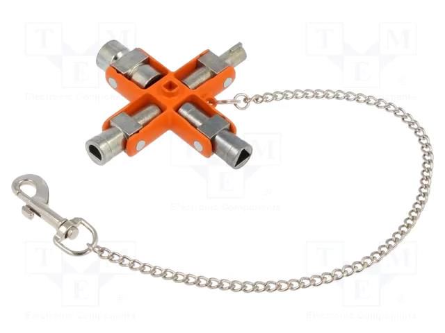 Wrench; for control cabinets BAHCO SA.MK9