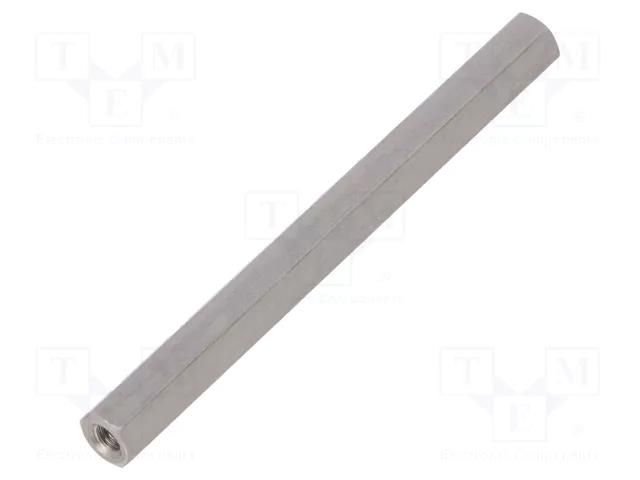 Screwed spacer sleeve; 55mm; Int.thread: M3; hexagonal DREMEC TFF-M3X55/DR144