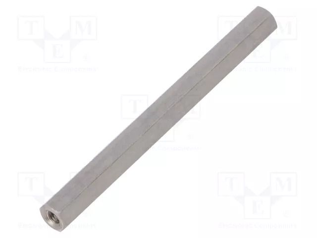 Screwed spacer sleeve; 60mm; Int.thread: M3; hexagonal DREMEC TFF-M3X60/DR144