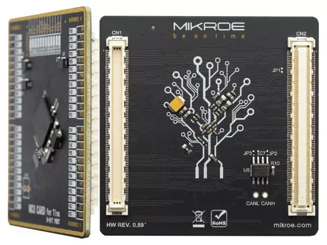 Multiadapter; TM4C1299KCZAD; prototype board; Fusion v8; 120MHz MIKROE MIKROE-3493