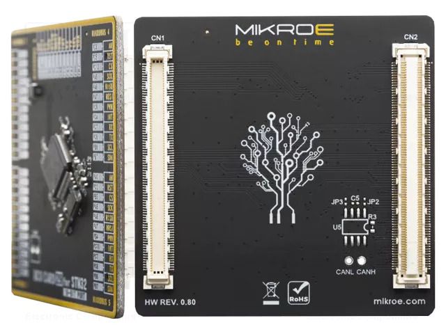 Multiadapter; STM32F413RH; prototype board; Fusion v8; 320kBRAM MIKROE MIKROE-3535