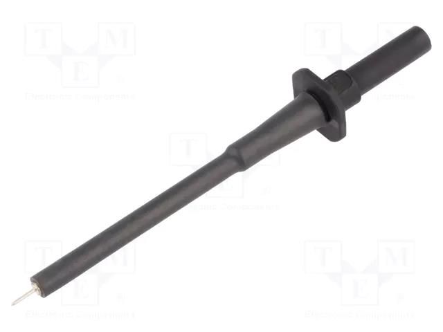 Measuring tip; 1A; 1kVDC; black; Socket size: 4mm; 20mΩ; L: 105mm SCHÜTZINGER SPS2710NI-SW