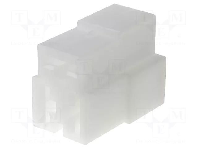 Terminals cover; female; ways: 3; natural; FASTIN-FASTON TE Connectivity 180941