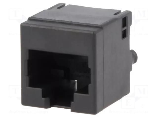 Connector: RJ45; socket; PIN: 8; Cat: 6; shielded; 8p8c; on PCBs; THT BEL FUSE SS-60000-007