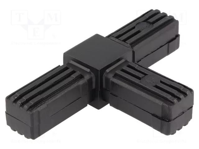 Mounting coupler; for profiles; polyamide; -30÷100°C; I: 56mm ELESA+GANTER STC.20-2A-3W-C9