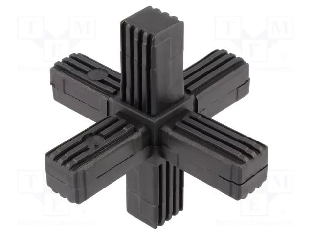 Mounting coupler; for profiles; polyamide; -30÷100°C; I: 56mm ELESA+GANTER STC.20-3A-6W-C9