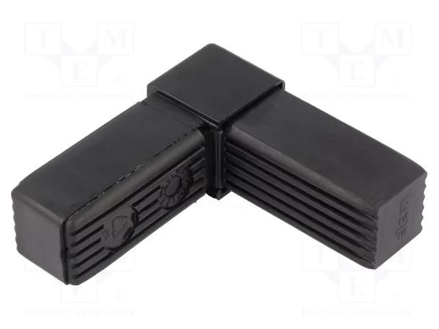Mounting coupler; for profiles; polyamide; -30÷100°C; I: 77mm ELESA+GANTER STC.25-2A-2W-C9