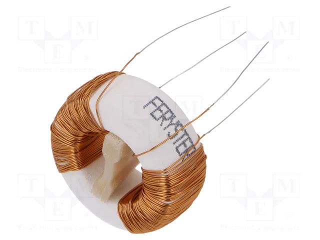 Inductor: wire; THT; 22mH; 230VAC; 500mA; 650mΩ; 26x8mm; -20÷50% FERYSTER DTS-25/22/0.5-H