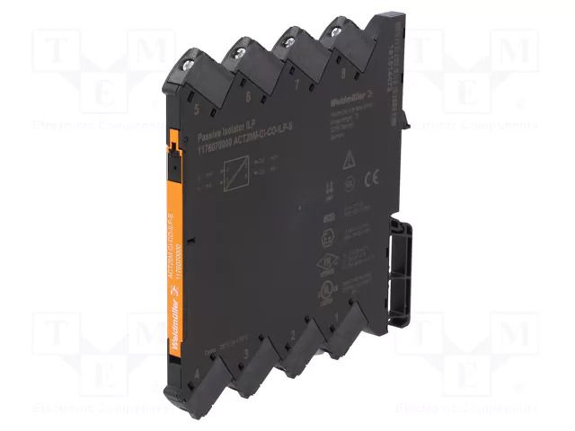 Converter: signal separator; for DIN rail mounting; -25÷70°C WEIDMÜLLER 1176070000