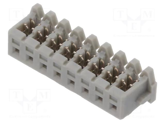 Connector: IDC; plug; female; PIN: 8; KR; 1A; 100V; for cable; 2mm; 1x8 JST 08KR-6H-P
