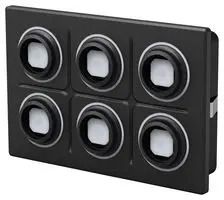 KEYPAD SWITCH, 6 KEY, MATRIX, 32V 09-0025.1112