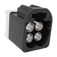 RF CONN, QUAD MINI FAKRA PLUG, 50 OHM FM4-NASP-PCB-1