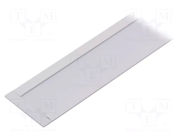 Profiles for LED modules; white; white; L: 1m; FLAT8; aluminium TOPMET TOP-58410001