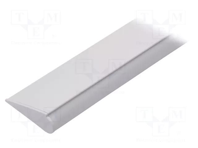 Profiles for LED modules; white; white; L: 1m; WALLE12; aluminium TOPMET TOP-58000101