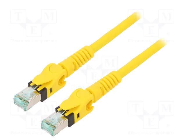 Patch cord; RJ45 plug movable left/right ±90°,both sides; 6a HARTING 09488585745010