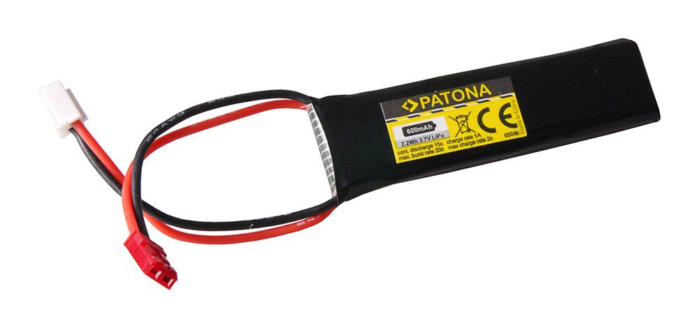  PATONA RC Battery 3,7V 600mAh JST Li-Polymer für UDI RC U818A 3D UFO, PATONA 6504 4055655117647