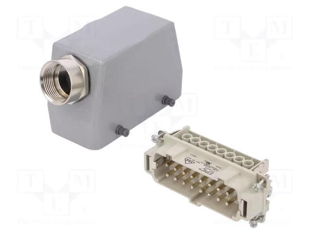 Connector: HDC; plug; male; EPIC KIT; PIN: 16; 16A; 500V; 16+PE; M25 LAPP 75009646