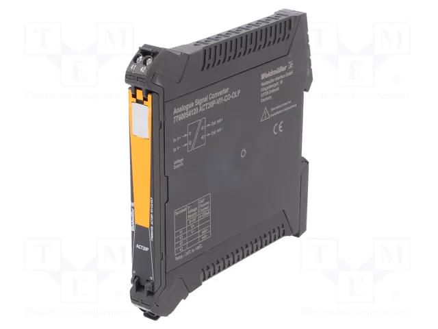 Converter: analog signals; for DIN rail mounting; 0÷5V; -20÷60°C WEIDMÜLLER 7760054120