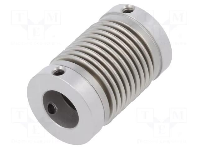 Coupling; Ø1: 10mm; Ø2: 10mm; aluminium,stainless steel; -30÷120°C KÜBLER 8.0000.1102.1010