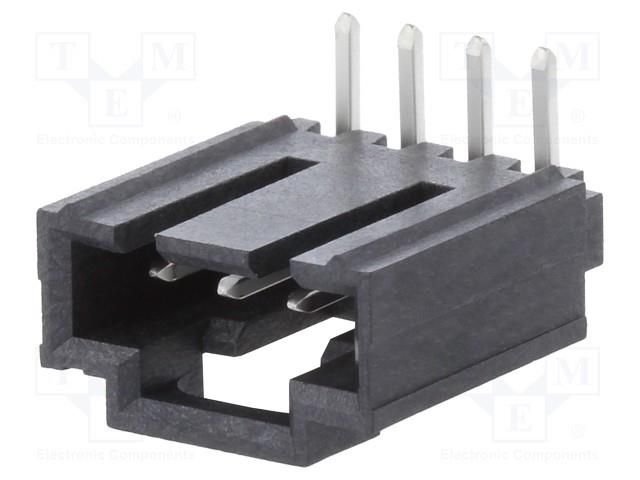 Connector: wire-board; socket; male; PIN: 4; SL; angled 90°; THT MOLEX MX-171974-0004