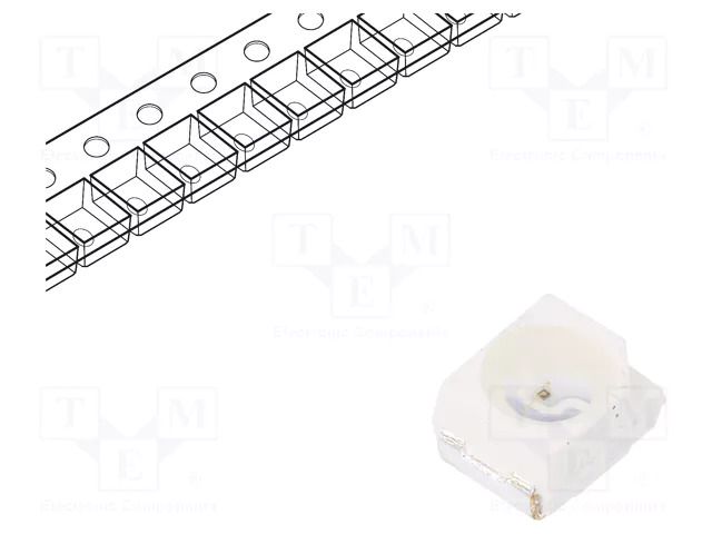 LED; yellow green; SMD; 3528,PLCC2; 28÷120mcd; 1.8÷2.4VDC; 120° REFOND RF-GSRA30TS-BC