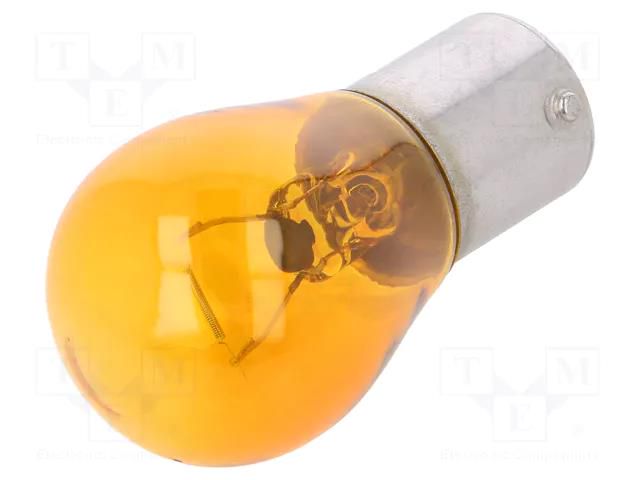 Filament lamp: automotive; BAU15S; orange; 12V; 21W; VISIONPRO ELTA EB0581TB