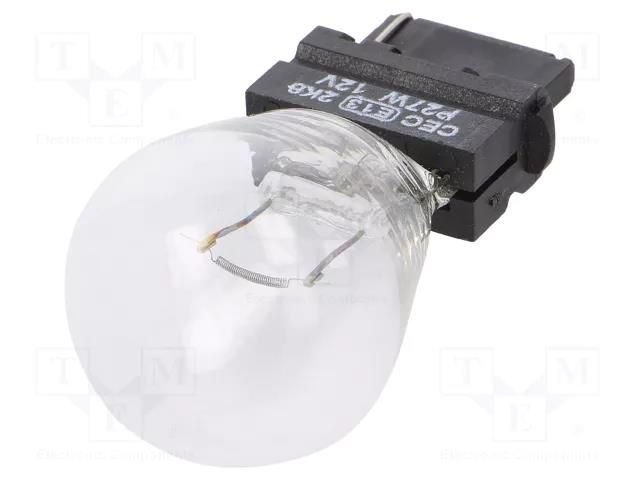 Filament lamp: automotive; W2,5x16d; transparent; 12V; 27W ELTA EB0182TB