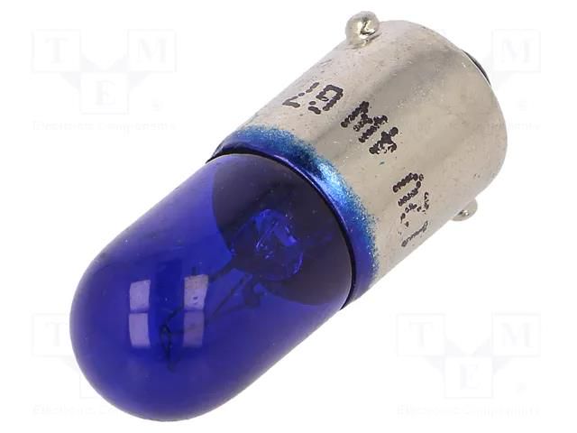 Filament lamp: automotive; BA9S; blue; 12V; 4W; VISIONPRO ELTA EB0199TB