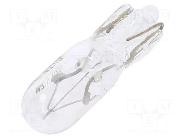 Filament lamp: automotive; W2x4.6d; transparent; 12V; 1.2W ELTA EB0286T