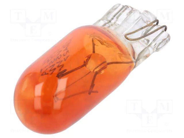 Filament lamp: automotive; W2,1x9,5d; orange; 12V; 5W; VISIONPRO ELTA EB0498TB