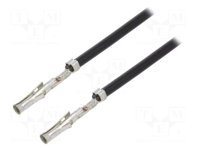 Cable; Standard .062" female; 0.15m; 18AWG MOLEX MX-79758-2035