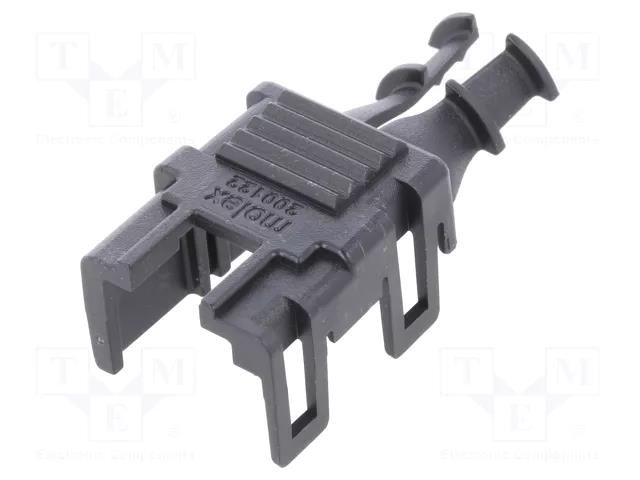 Cable hood and fastener; female; PIN: 4; 2x2; Mega-Fit; UL94V-0 MOLEX MX-200122-0004