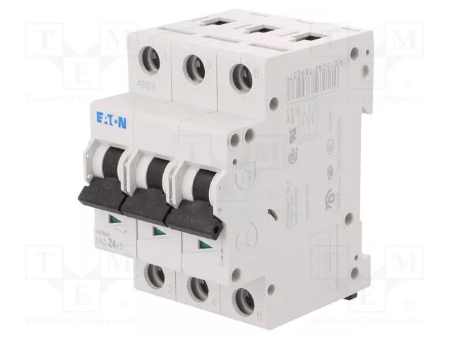 Circuit breaker; 230/400VAC; Inom: 4A; Poles: 3; Charact: Z; 10kA EATON ELECTRIC FAZ-Z4/3