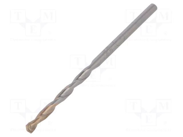 Drill bit; for concrete; Ø: 4mm; L: 85mm; metal; cemented carbide METABO MTB.627625